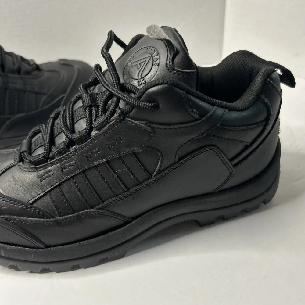 Cintas Work Shoes Men's 10 Wide Upper Leather Pil Resistant